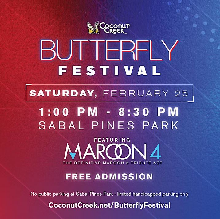 Maroon4 @ Coconut Creek Butterfly Festival